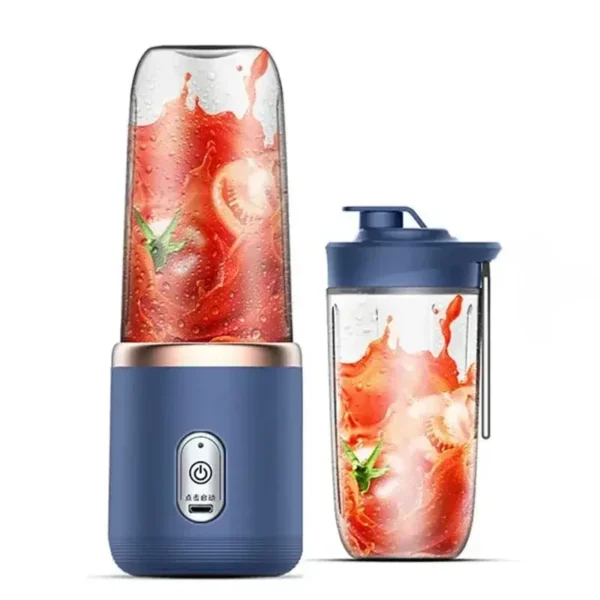1set-New portable juicer with 2 cups, USB rechargeable mini blender, fresh juicer cup, personal sized smoothie blender - Image 7