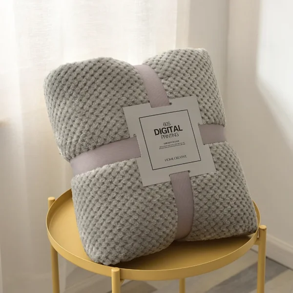 Baby Blanket Soft Fleece Infant Thick Quilt Bedding Swaddle Wrap Blanket Warm Newborn Stroller Sleep Cover Nursery Thermal Gift - Image 2