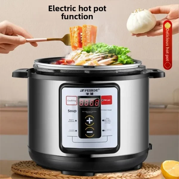 Smart Appointment Electric Pressure Cooker Home Use Mini Non-stick 3-4L Timed Multi-function Pressure Pot for Rice Cooking