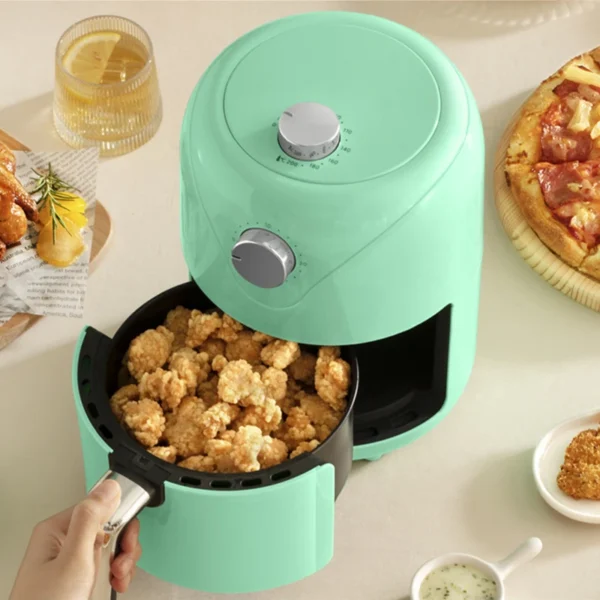 2L Oil Free Deep Fryer French Fries Chicken Roaster Air Frying Grill Machine Temperature Adjustable Smokeless Bread Bake Oven - Image 7