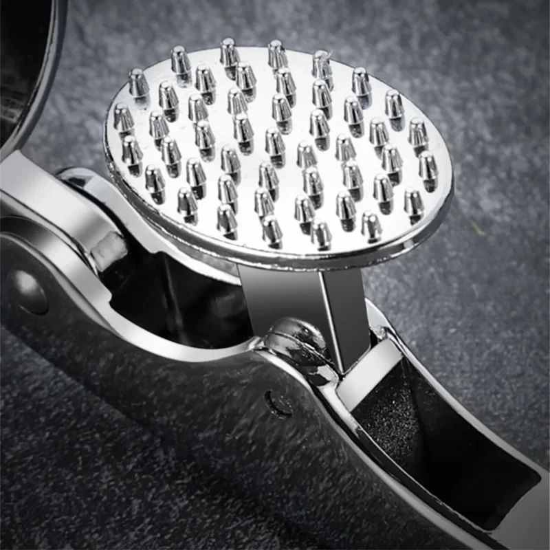 Zinc Alloy Garlic Press Manually Mashed Garlic Machine Garlic Crusher Handheld Cooking Ginger Crusher Kitchen Tools 4 Zinc Alloy Garlic Press Manually Mashed Garlic Machine Garlic Crusher Handheld Cooking Ginger Crusher Kitchen Tools - Image 4