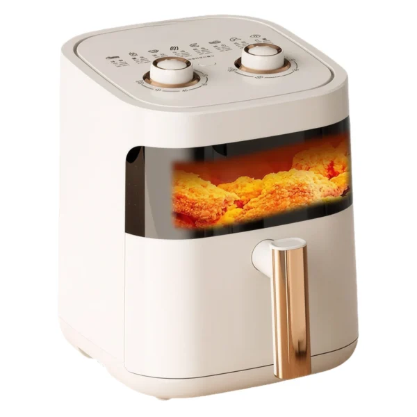 Air Fryer 12L Stainless Steel Visible Large Capacity Electric Oven Touch Screen Multifunctional Electric Fryer EU Plug - Image 13