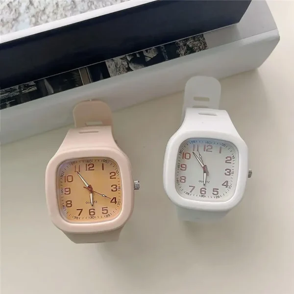 Men Women Wrist Watch Square Sport Watches Fashion Electronic Digital Casual Wristwatch Student Silicone Strap Watch for Girls - Image 3