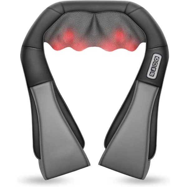 Shiatsu Neck and Shoulder Massager Heated Back Massager U Shape Deep Kneading Electric Massage Pillow For Neck Waist Leg Body - Image 7