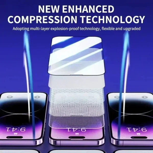 1-3Pcs Oleophobic Coating Dust Free Easy Installation Screen Protector for IPhone 13 11 16 12 14 15 Pro Max Mini XS XR Glass - Image 4