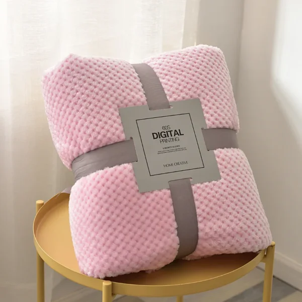 Baby Blanket Soft Fleece Infant Thick Quilt Bedding Swaddle Wrap Blanket Warm Newborn Stroller Sleep Cover Nursery Thermal Gift - Image 3
