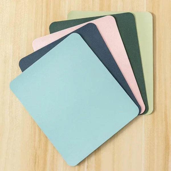 Small PU mouse pad Non-Slip Gaming Desktop Mouse Pad Waterproof Anti-Scratch Easy To Clean Mat For PC Laptop Desktop - Image 4