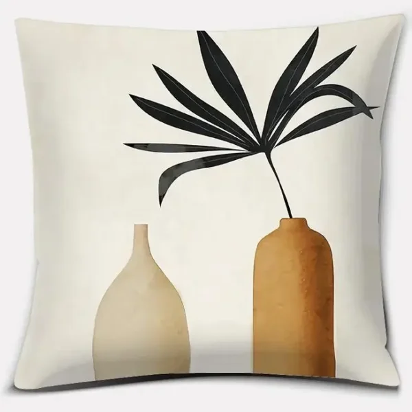 2023 Brown Green Abstract Series Pillow Gift Home Office Decoration  Bedroom Sofa Car Cushion Cover case 45x45 - Image 16