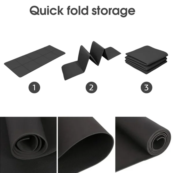 Yoga mat sports fitness EVA comfortable foam 4mm thick yoga mat sports yoga and Pilates gymnastics mat - Image 3