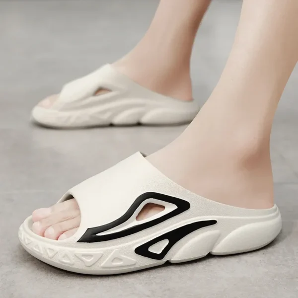 Men's Beach Sandals Soft Bottom Thick Heel Anti-Slip Slippers Summer Outdoor Wear Comfortable EVA Slides Casual Footwear - Image 2