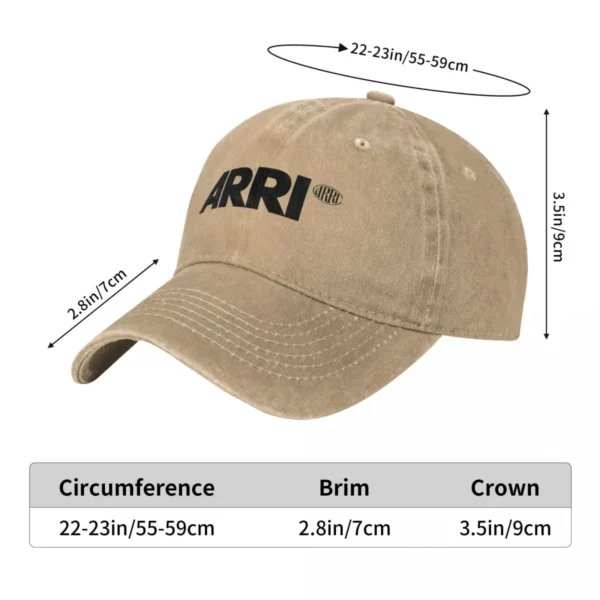 ARRIS Washed Baseball Cap Fashion Logo Fashion Hip Hop Dad Hats Summer Unisex Teens Outdoor Sun Sun-Proof Baseball Caps - Image 2