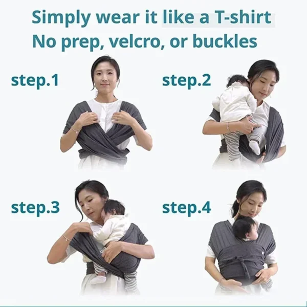 Baby Carrier Ergonomic Hipseat Carrier Front Facing Kangaroo Baby Wrap Carrier Infant Sling Infant Hipseat Waist Baby Gear - Image 4