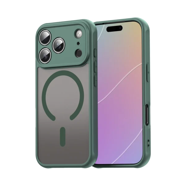 Shockproof Skin feel Matte Translucent Magnetic Case For iPhone 17 Pro Max 16 15 14 13 12 Pro Max Plus 17 Air 16e Magsafe Case - Image 9