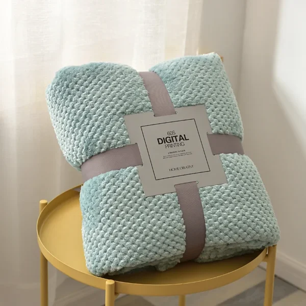 Baby Blanket Soft Fleece Infant Thick Quilt Bedding Swaddle Wrap Blanket Warm Newborn Stroller Sleep Cover Nursery Thermal Gift - Image 10
