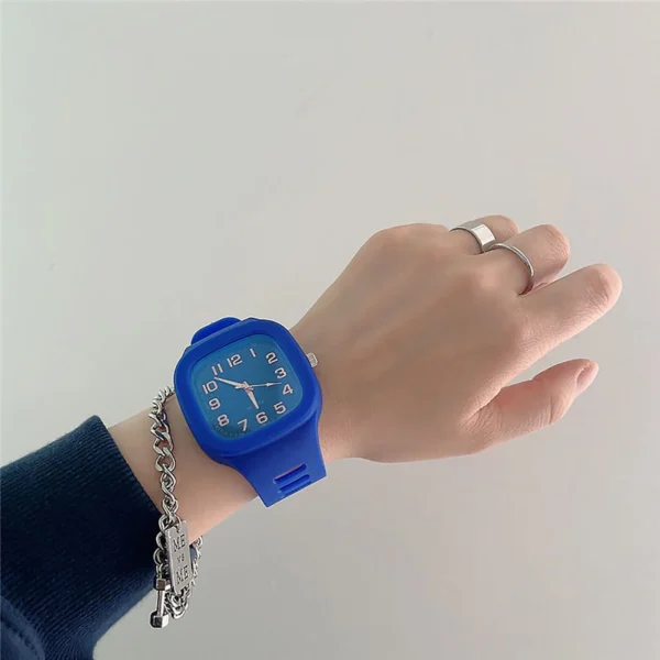 Men Women Wrist Watch Square Sport Watches Fashion Electronic Digital Casual Wristwatch Student Silicone Strap Watch for Girls - Image 10