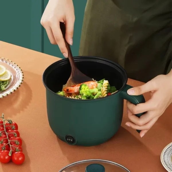 Capacity Mini Home Cooking Pot Multifunctional Rice Cooker Non Stick Pan Safety Material Potable Stockpot Utility Electrice - Image 4