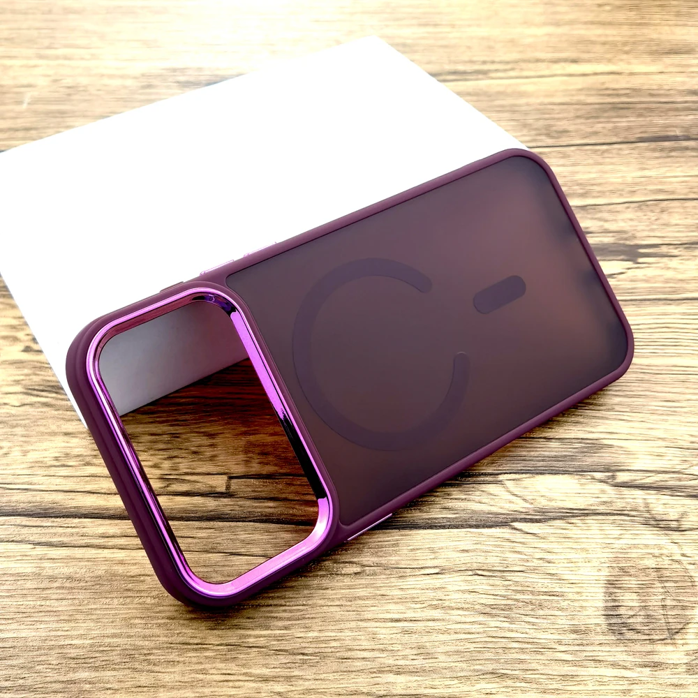 Luxury Matte Translucent Case For iPhone 17 Air 16 15 14 13 12 11 Pro Max 17Pro iPhone17 Magsafe Mag Safe Wireless Charge Covers 9 Luxury Matte Translucent Case For iPhone 17 Air 16 15 14 13 12 11 Pro Max 17Pro iPhone17 Magsafe Mag Safe Wireless Charge Covers - Image 9