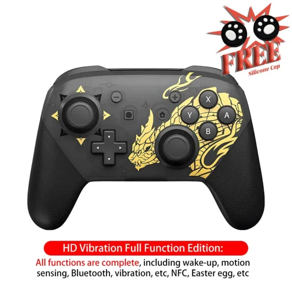 Wireless Pro Controller Compatible with Switch/Switch Lite/Switch OLED Switch Remote Gamepad with Joystick Double Vibration NFC - Image 7