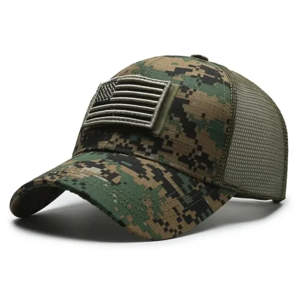 Spring And Summer New Mesh Breathable Personality Sticker Embroidery Women's Baseball Cap Mesh Hat Men's Outdoor Sunscreen Cap - Image 7