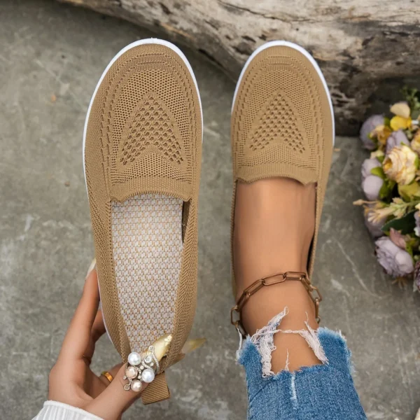 Summer New Women's Mesh Slip-On Casual Shoes Breathable Comfortable Fashionable One-Step Shoes Easy to Wear And off Shoes - Image 12