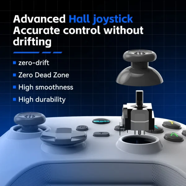 G6 Mobile Game Controller For Switch/IOS/Andriod/PC Support Streaming media/cloud Game Mobile Phone GamePad Hall effect joystick - Image 6