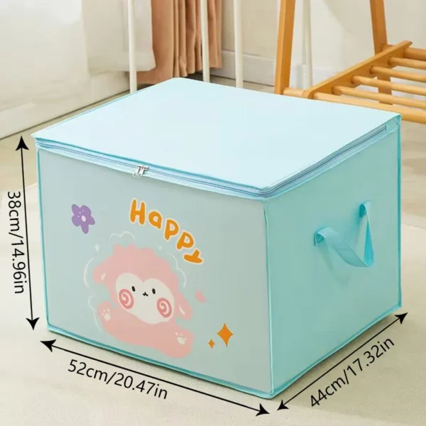 Cube Folding Toys Storage Box Kids Toys Organizer Box Felt Cloth Fabric Storage Basket For Cartoon Animal Nursery Toy Bins Home - Image 11