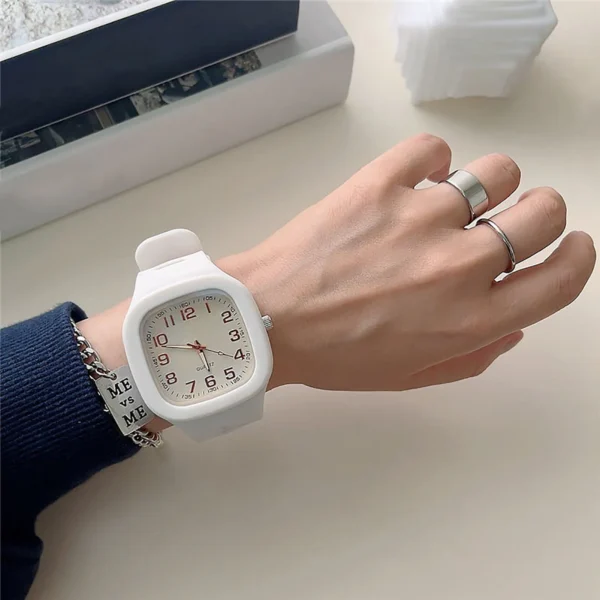Men Women Wrist Watch Square Sport Watches Fashion Electronic Digital Casual Wristwatch Student Silicone Strap Watch for Girls - Image 8