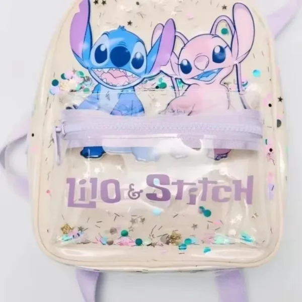 Stitch Stitched Cartoon Sequined Back Fashionable Trendy Kindergarten School Bag Kawaii Backpack High Quality Storage Bag - Image 5
