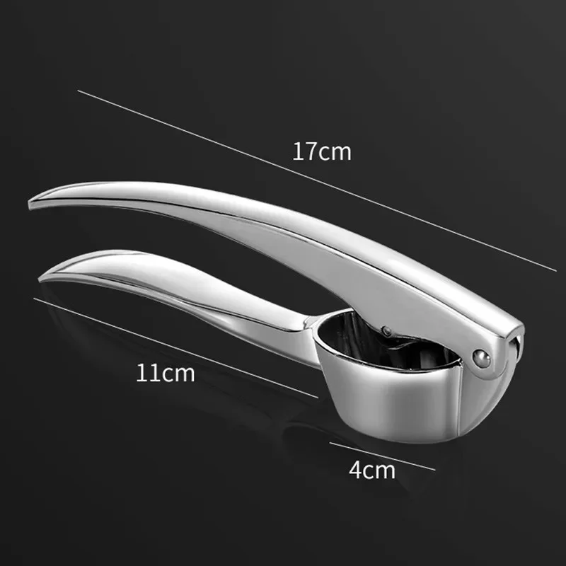 Zinc Alloy Garlic Press Manually Mashed Garlic Machine Garlic Crusher Handheld Cooking Ginger Crusher Kitchen Tools 3 Zinc Alloy Garlic Press Manually Mashed Garlic Machine Garlic Crusher Handheld Cooking Ginger Crusher Kitchen Tools - Image 3