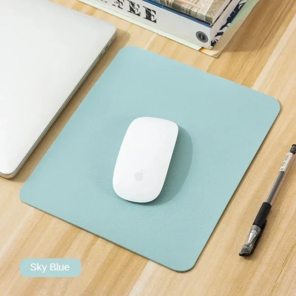 Small PU mouse pad Non-Slip Gaming Desktop Mouse Pad Waterproof Anti-Scratch Easy To Clean Mat For PC Laptop Desktop - Image 8