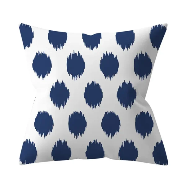 Navy Blue Mandala Nordic Geometric Pillowcase 45x45 Cushion Cover Decorative Pillow Sofa  Home Decor Polyester - Image 21
