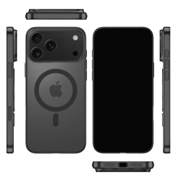 Luxury Matte Ultra Thin Clear For Magsafe Wireless Charge Case For iPhone 17 Air  17 Plus 17 Pro Max Hard PC Cover - Image 6