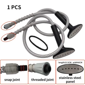 Garment steamer air hose with Brush Spray Universal Garment Steamer Parts for Garment Steamer Pipe Hose Nozzle accessories