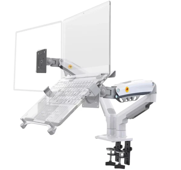 Desktop NB F160 + FP-2 Gas Spring Dual Arm for 17"-27" Monitor Holder + 10"-17" Laptop Support Air Press Mount Stand Load 2-9kg - Image 10