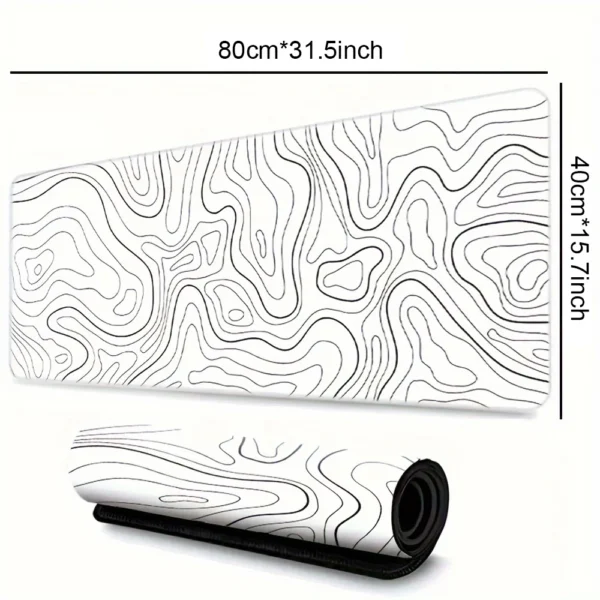 1PC Large Mouse Pads For Desk, Gaming Mouse Pad, Mouse Pad with Stitched Edges and Non-Slip Rubber Base, Extended Mouse Pad - Image 11