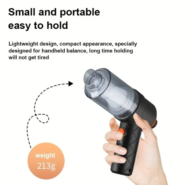 Car Mounted Vacuum Cleaner Vehicle Wireless Portable Handheld Automobile Mini Vacuum Cleaner For Car Home - Image 6