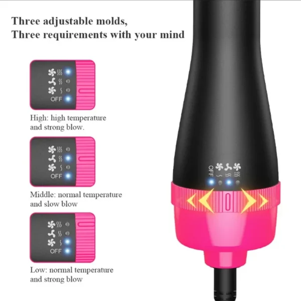 Hot Air Brush Comb Women's Hair Brush Professional Hairdryer Hairbrush Travel Blow Dryer Comb Hair Dryer Brush Electric Comb - Image 4