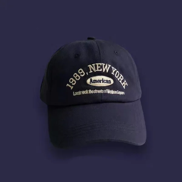 Korean Retro Baseball Hat Women's Autumn Winter Versatile Ins Street Letter Embroidered Caps Summer Couple Men Official Website - Image 14