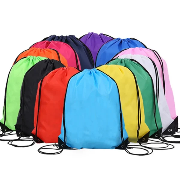 Waterproof Foldable Gym Bag Bundle Pocket Fitness Backpack Drawstring Shop Pocket Hiking Camping Swimming Men Women Sports Bags - Image 3