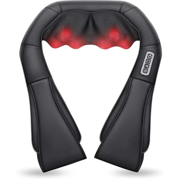 Shiatsu Neck and Shoulder Massager Heated Back Massager U Shape Deep Kneading Electric Massage Pillow For Neck Waist Leg Body - Image 8