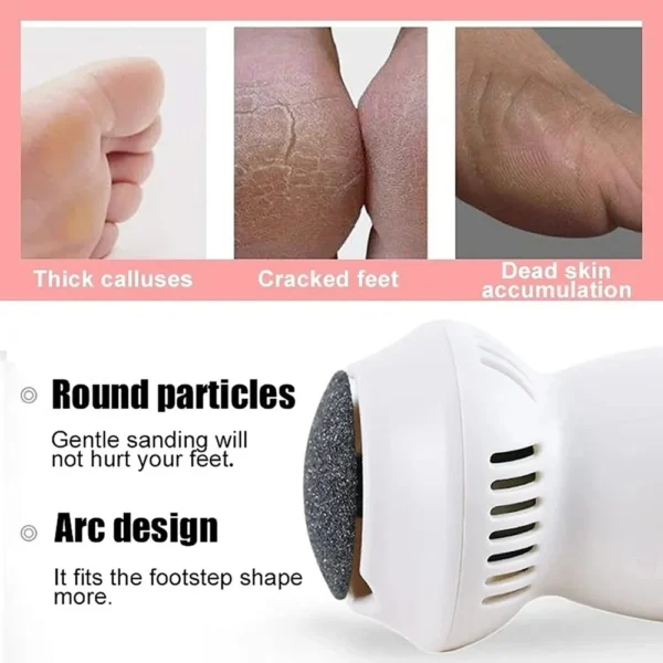 Electric Foot File Rupture Skin Trimmer Dead Skin Foot Professional Electric Pedicure ToolsRechargeable Foot Care Tools - Image 6