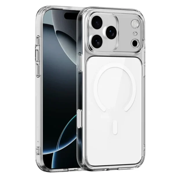 Active Touch Camera Button Original Clear Magsafe Case For iPhone 17 Air 17Pro 17Pro Max Wireless Charge Shockproof Hard Cover - Image 3