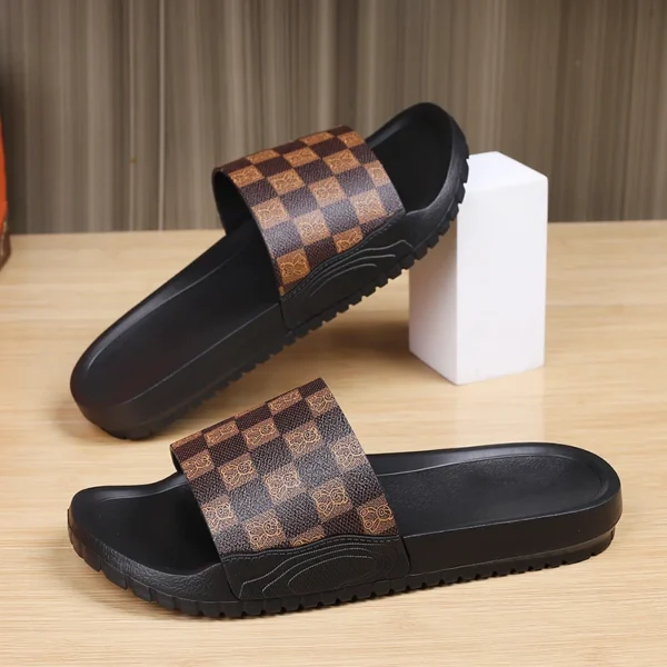 Fashion Men's Slide Sandals Soft Comfortable Non-Slip Slippers Indoor Outdoor Bathroom Beach Shoes Quick-Dry EVA Lightweight - Image 4