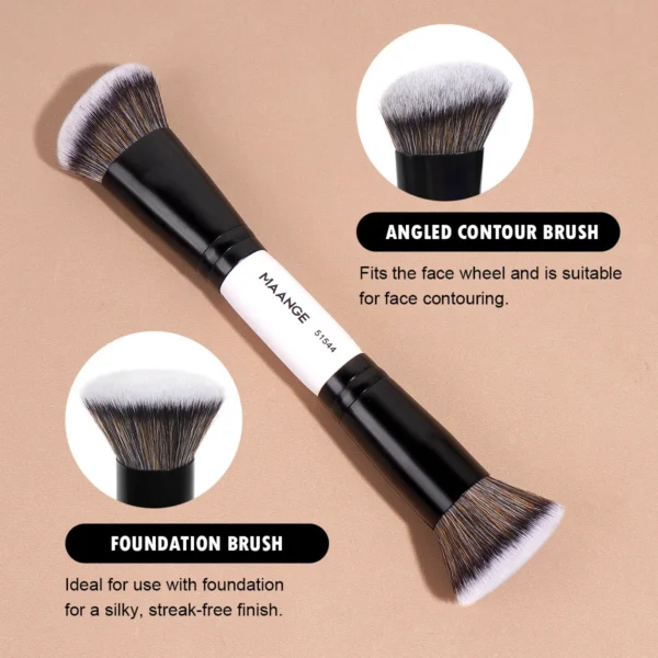 MAANGE 12pcs Makeup Brush Set Premium Synthetic Hair Includ Powder Foundation Concealer Eyeshadow Blending Brush Cosmetics Tools - Image 4