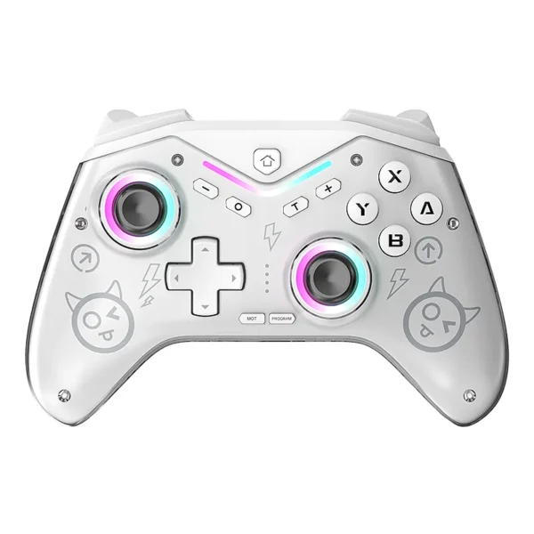 CM-619 switch game controller supports IOS/Android/PC   dual motor wireless controller with dazzling light - Image 7