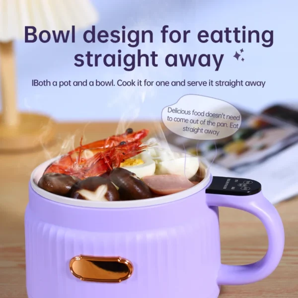 Small intelligent rice cooker 220V multifunctional non stick pot electric rice cooker for home dormitory insulation cooking pot. - Image 4
