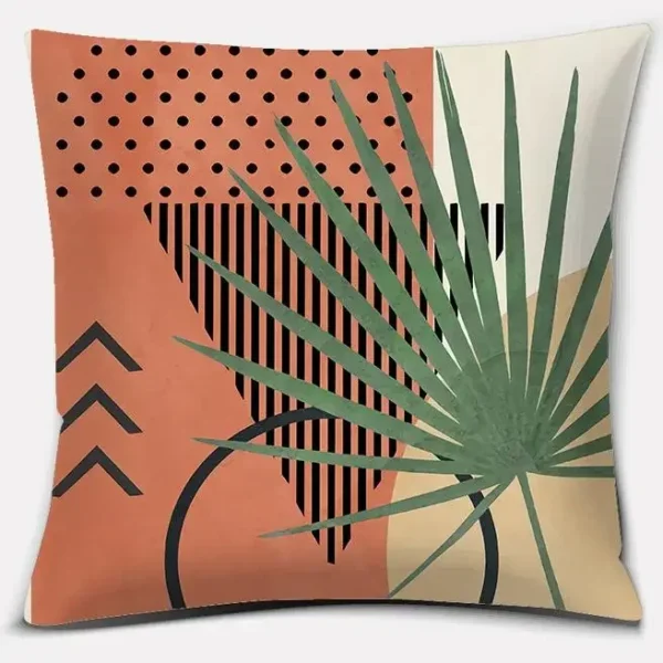 2023 Brown Green Abstract Series Pillow Gift Home Office Decoration  Bedroom Sofa Car Cushion Cover case 45x45 - Image 7