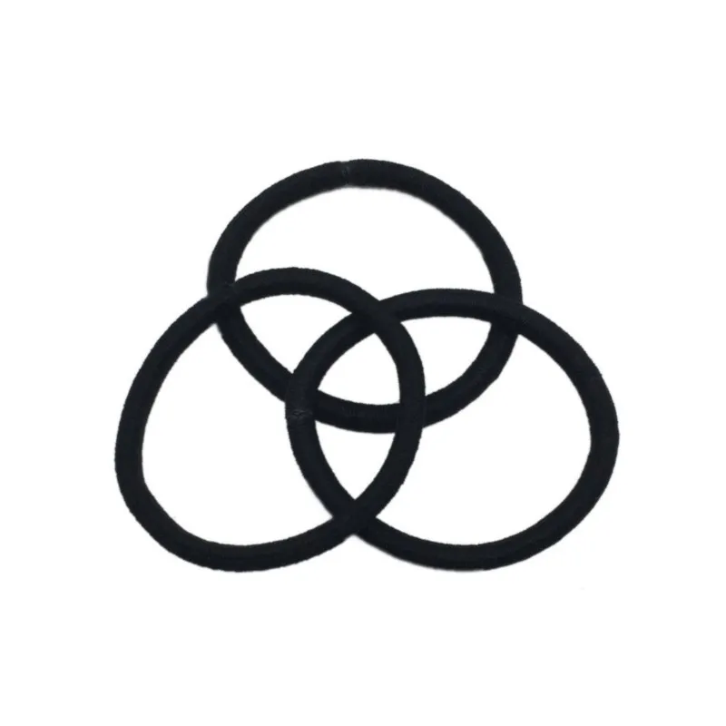 10/30/50pcs 4MM Black Ponytail Holder Elastic Hair Bands Scrunchies For Women Men Girl Lady Hairband Leagues Headband Accessory 3 10/30/50pcs 4MM Black Ponytail Holder Elastic Hair Bands Scrunchies For Women Men Girl Lady Hairband Leagues Headband Accessory - Image 3