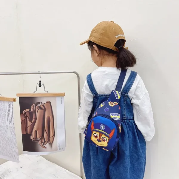 Paw Patrol Chest Bag Kids Children Mini Outdoor Shoulder Bags Boys Girls Paw Patrol Bag Costume Accessories Students Baby Bag - Image 5