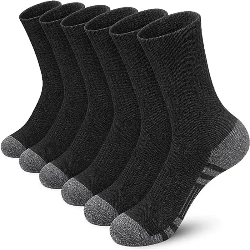 6/12 Pairs Men's Outdoor Gym Socks High Quality Comfortable Soft Ground-Gripping Football Large Size New Style 7 6/12 Pairs Men's Outdoor Gym Socks High Quality Comfortable Soft Ground-Gripping Football Large Size New Style - Image 7